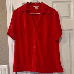 Covington Vibrant Red Button-Down Shirt